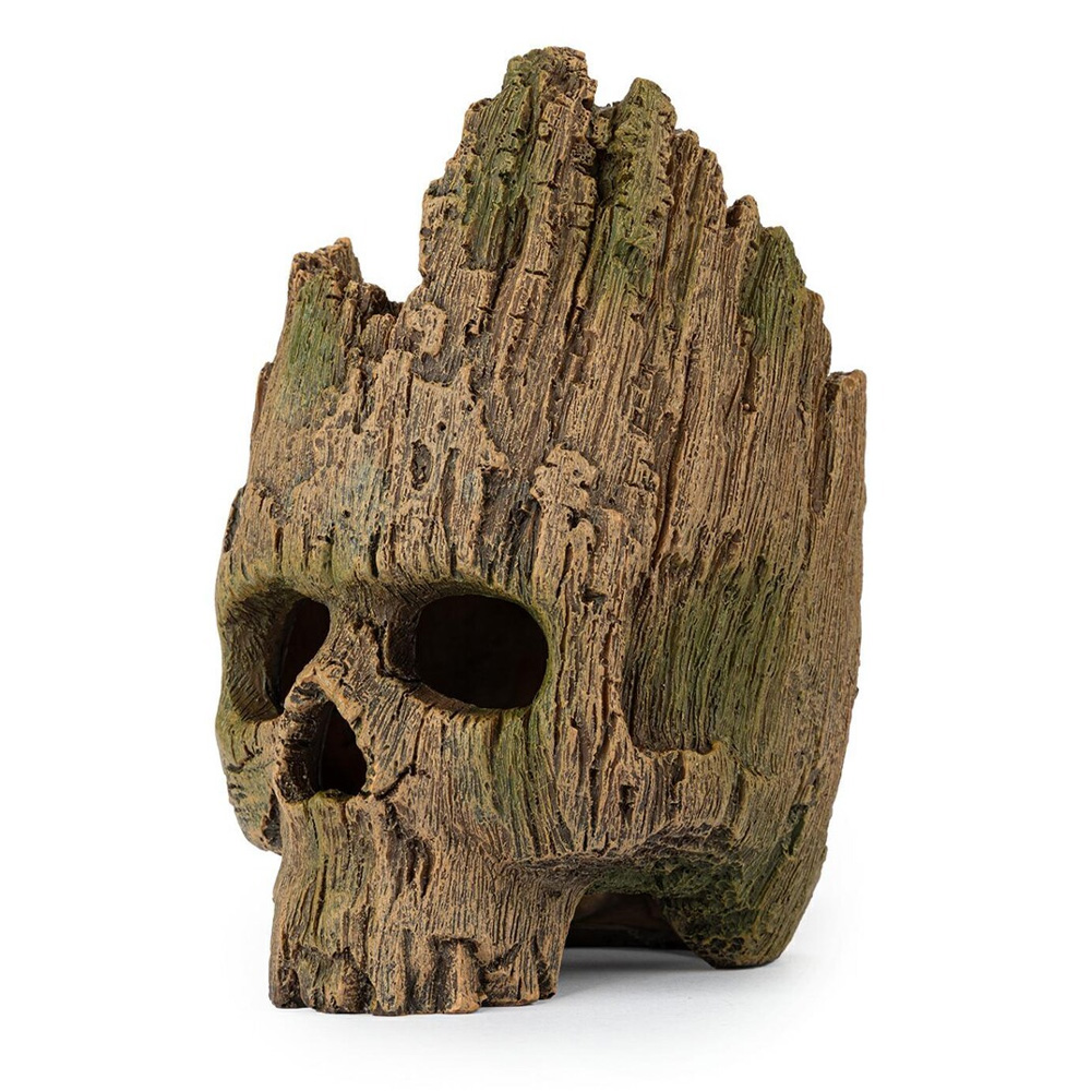 Czaszka Ozdoba do Terrarium Akwarium Imitacja Drewna Happet R195